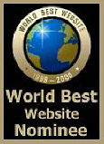 WORLDS BEST WEBSITE NOMINEE